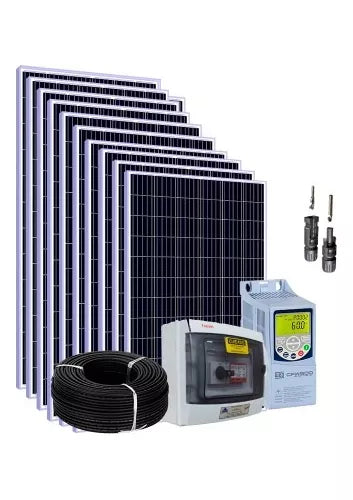 Kit Solar P/ Bomba De 1 Cv Trifásica 220v -cfw500 - 2.800 Wp